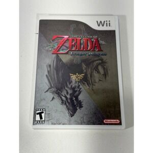 The Legend Zelda Twilight Princess Nintendo Wii RVL-P-RZDE-USA Action Adventure